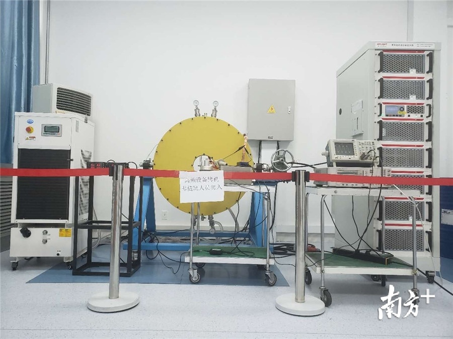 HIAF项目的设备样机。