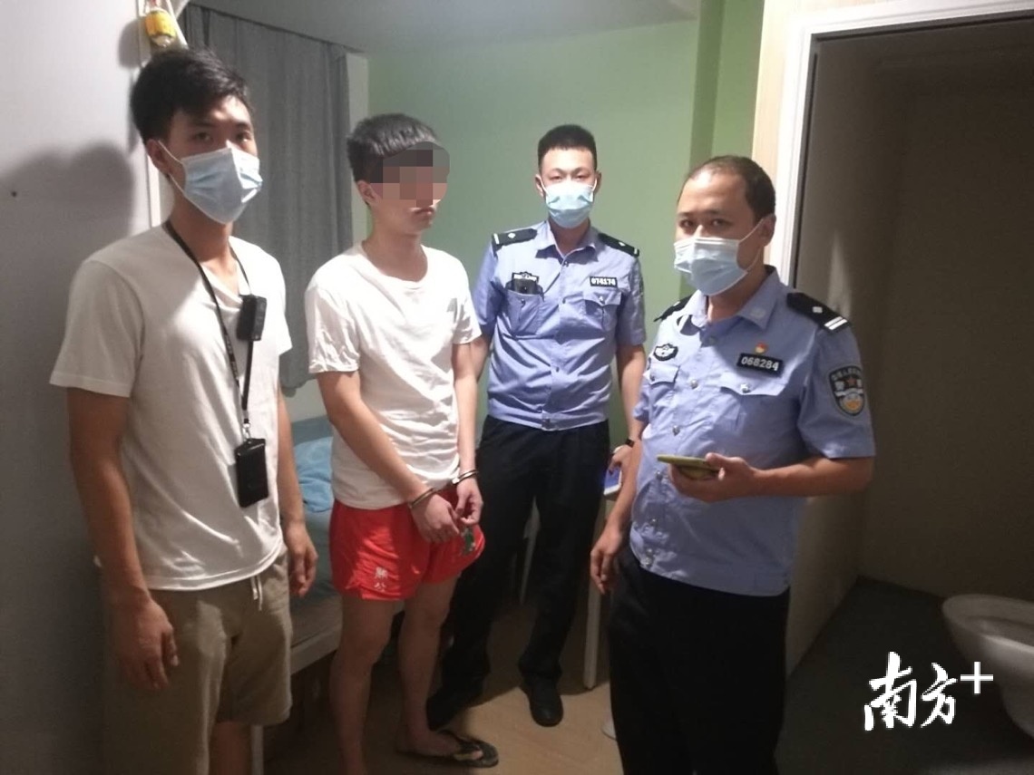 嫌疑人曾某煌被抓获