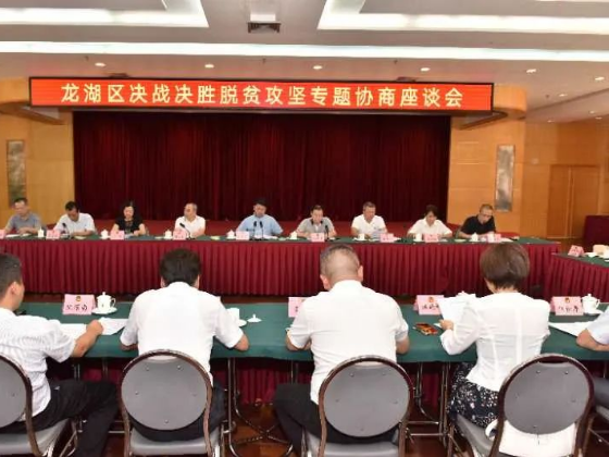 抓好抓实“四个一” 决战决胜脱贫攻坚 龙湖区召开专题协商座谈会