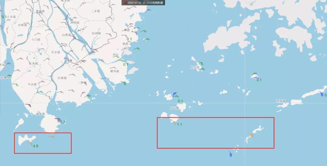 今早沿岸及海面风力达到9-10级