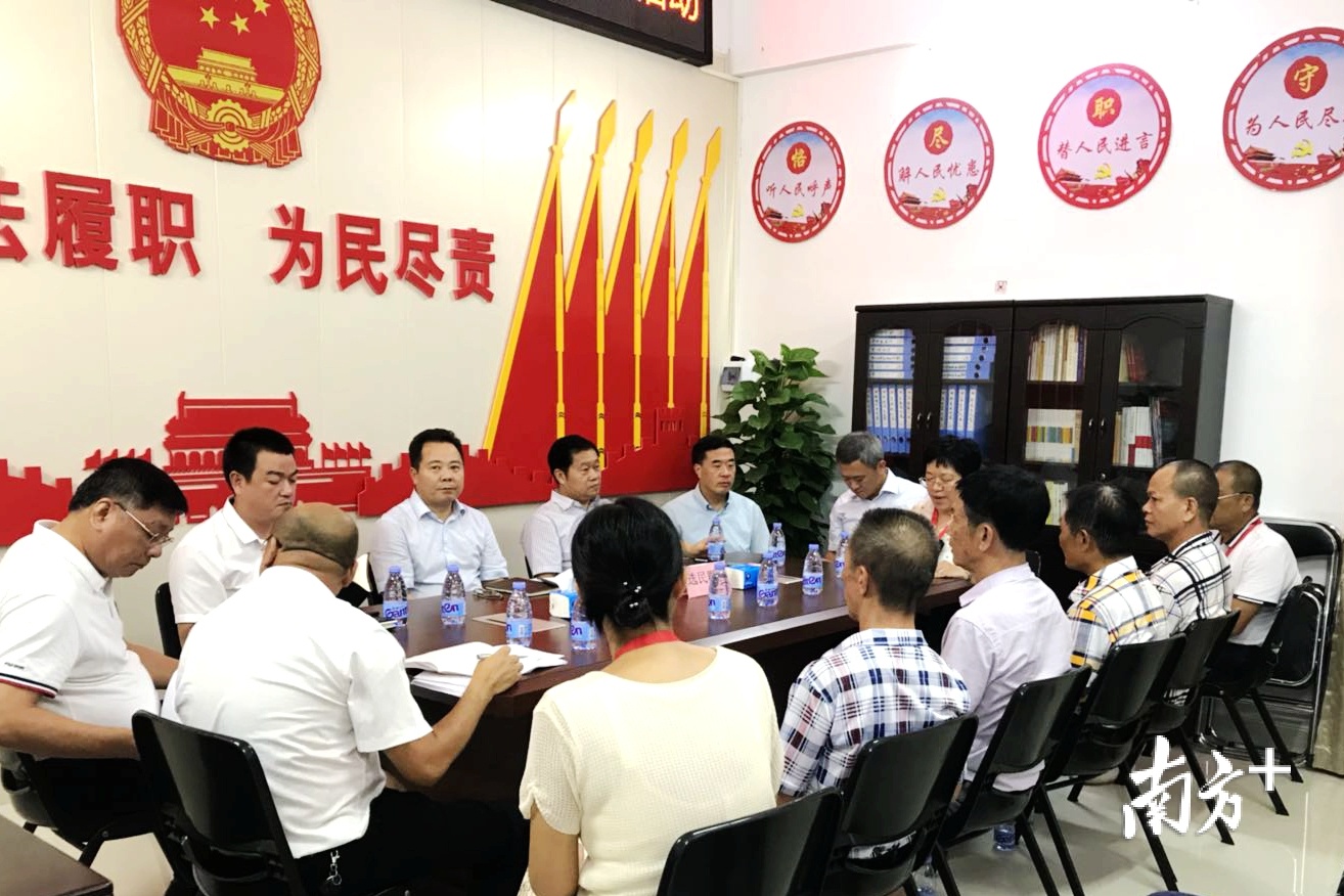 每年七月是“人大代表活动月”，省、市、区、镇人大代表以视察、参观、检查、调研、接待等形式开展活动。受访者供图