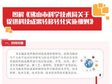 37、图解《佛山市科学技术局关于促进科技成果转移转化实施细则》
