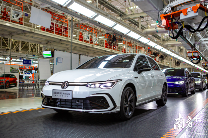  一汽—大众高尔夫下一代（Golf A8）车型技术改造项目正式竣工。受访者供图