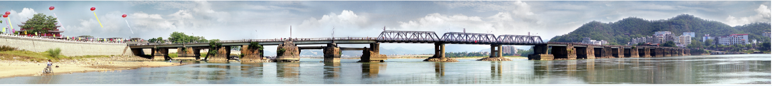 1958年改建后的广济桥。潮州广济桥文物管理所供图