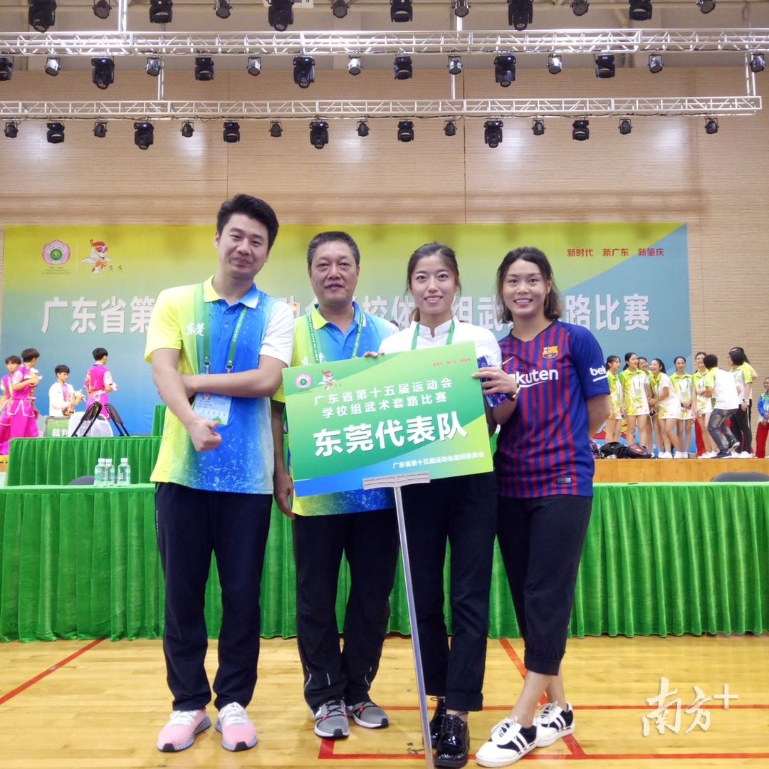 长安武术训练基地的教练团队。