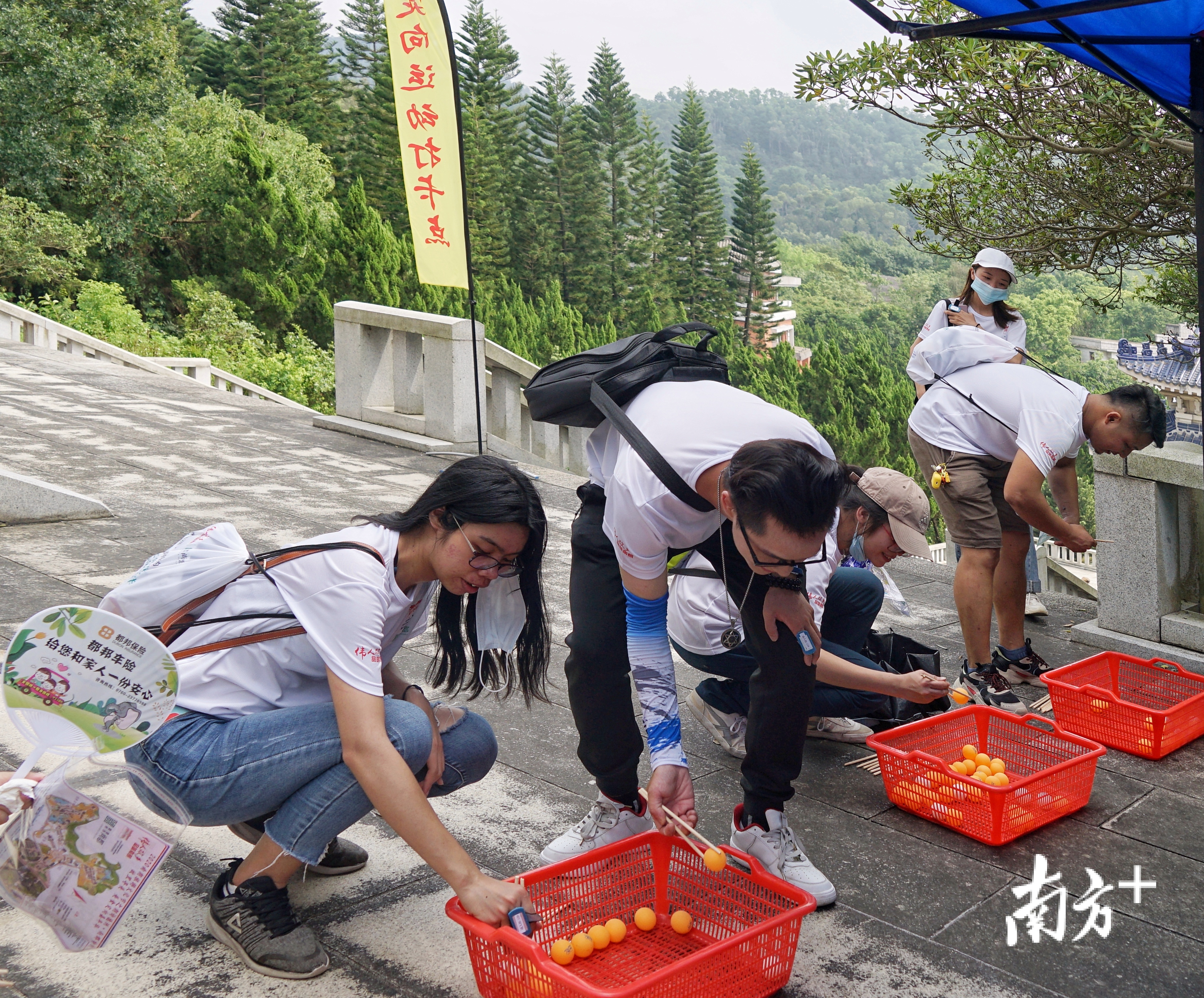 任务点设置了不同的游戏环节，通过游戏方可打卡。