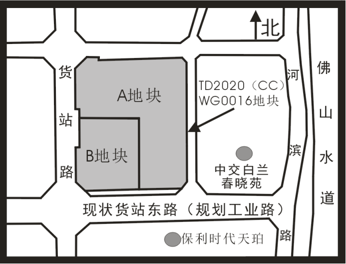地块示意图。来源:佛山市公共资源交易中心 地块示意图。来源:佛山市公共资源交易中心