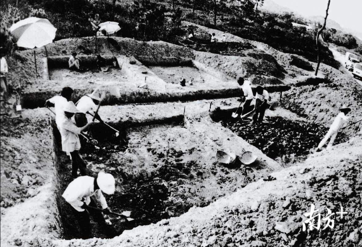 1987年10月叠山石遗址考古发掘