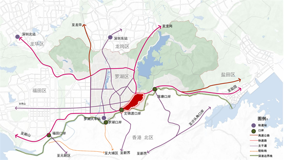 “新秀片区”区位图