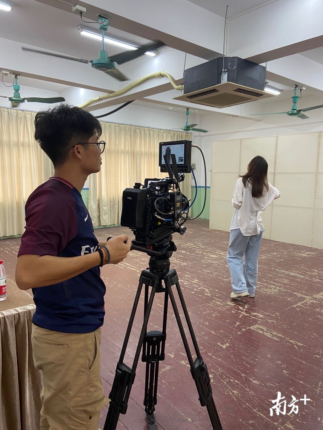 《野人谷》试镜现场.受访者供图