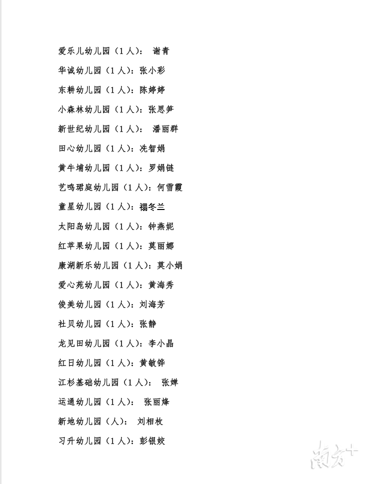 黄江优秀教师名单