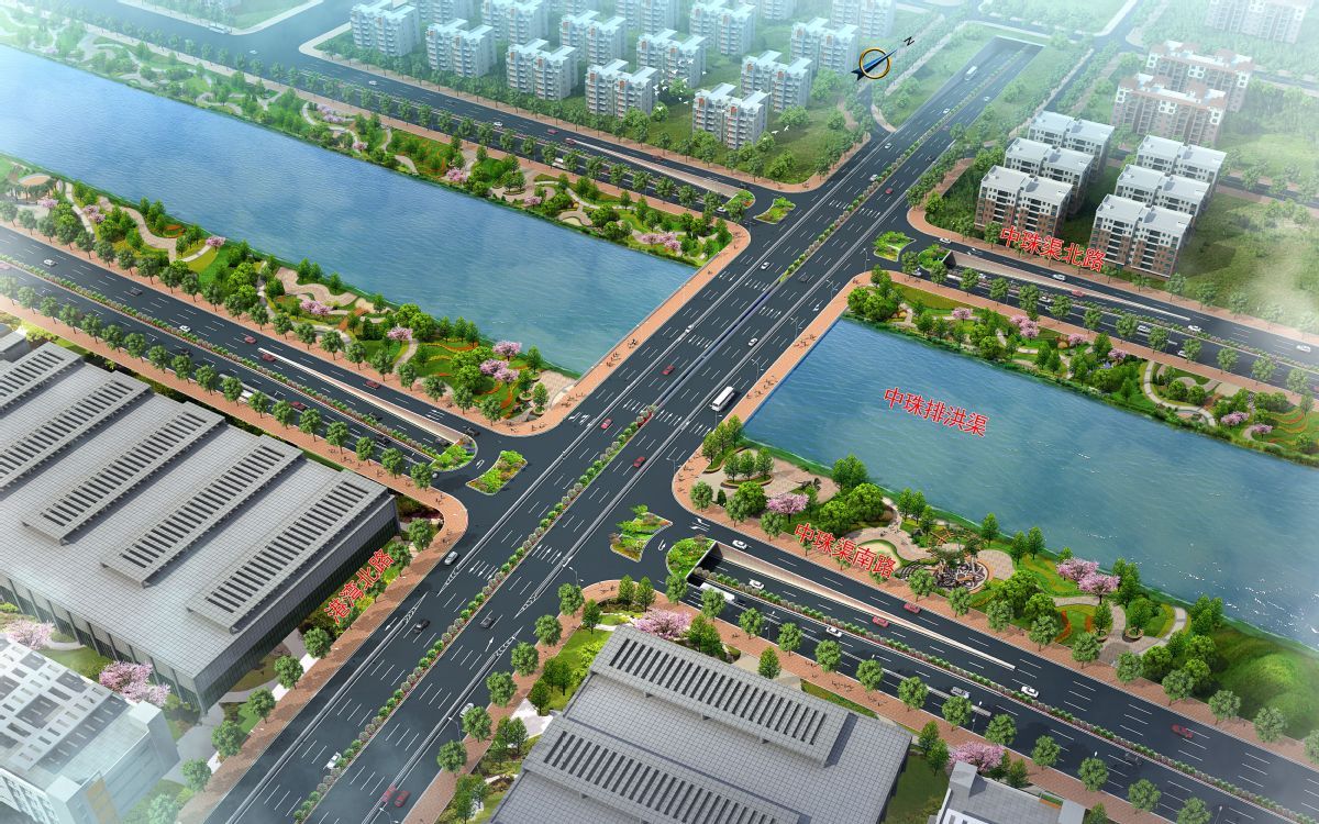 金琴快线北延段项目效果图。