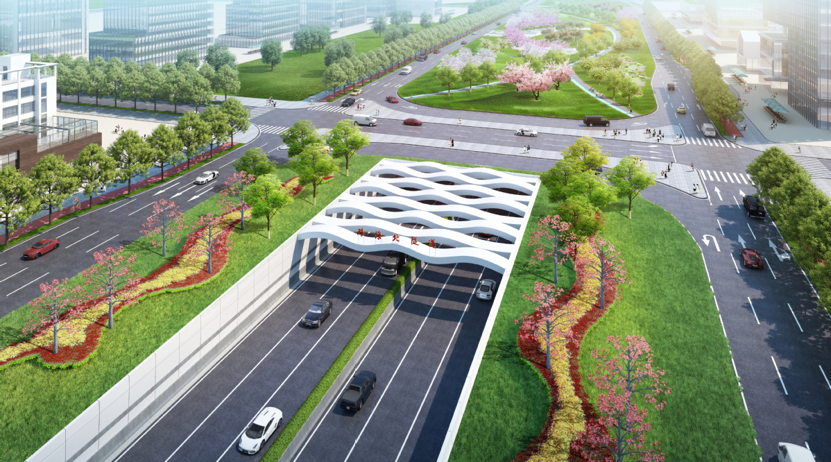 金琴快线北延段项目效果图。