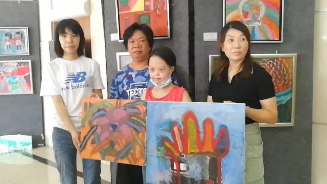 油画|番禺故事丨艺术，为特殊“天使”插上飞翔的翅膀