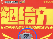 东莞彩民领走80+80万元“超给力”大奖