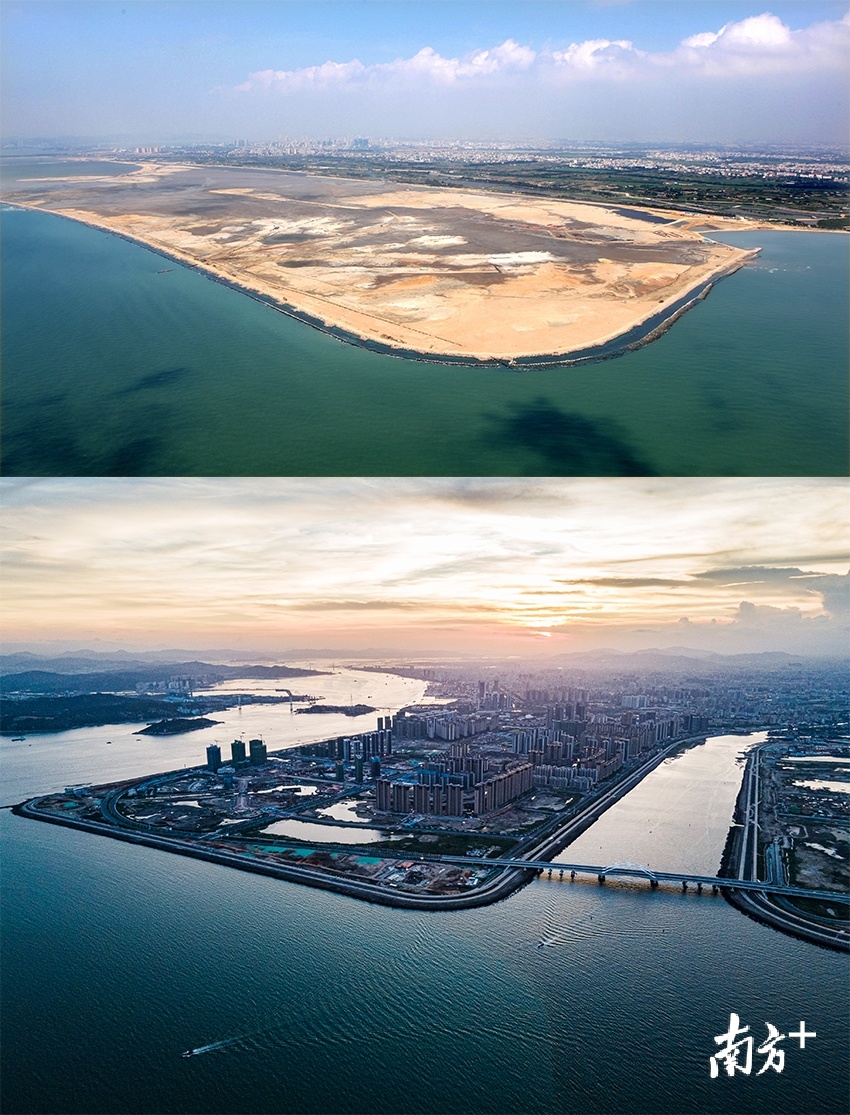 汕头东海岸填海工程图片