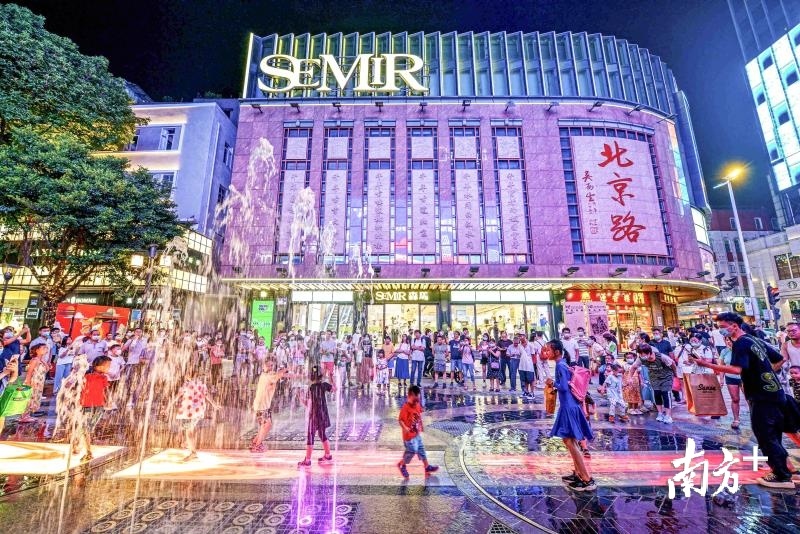 北京路步行街。