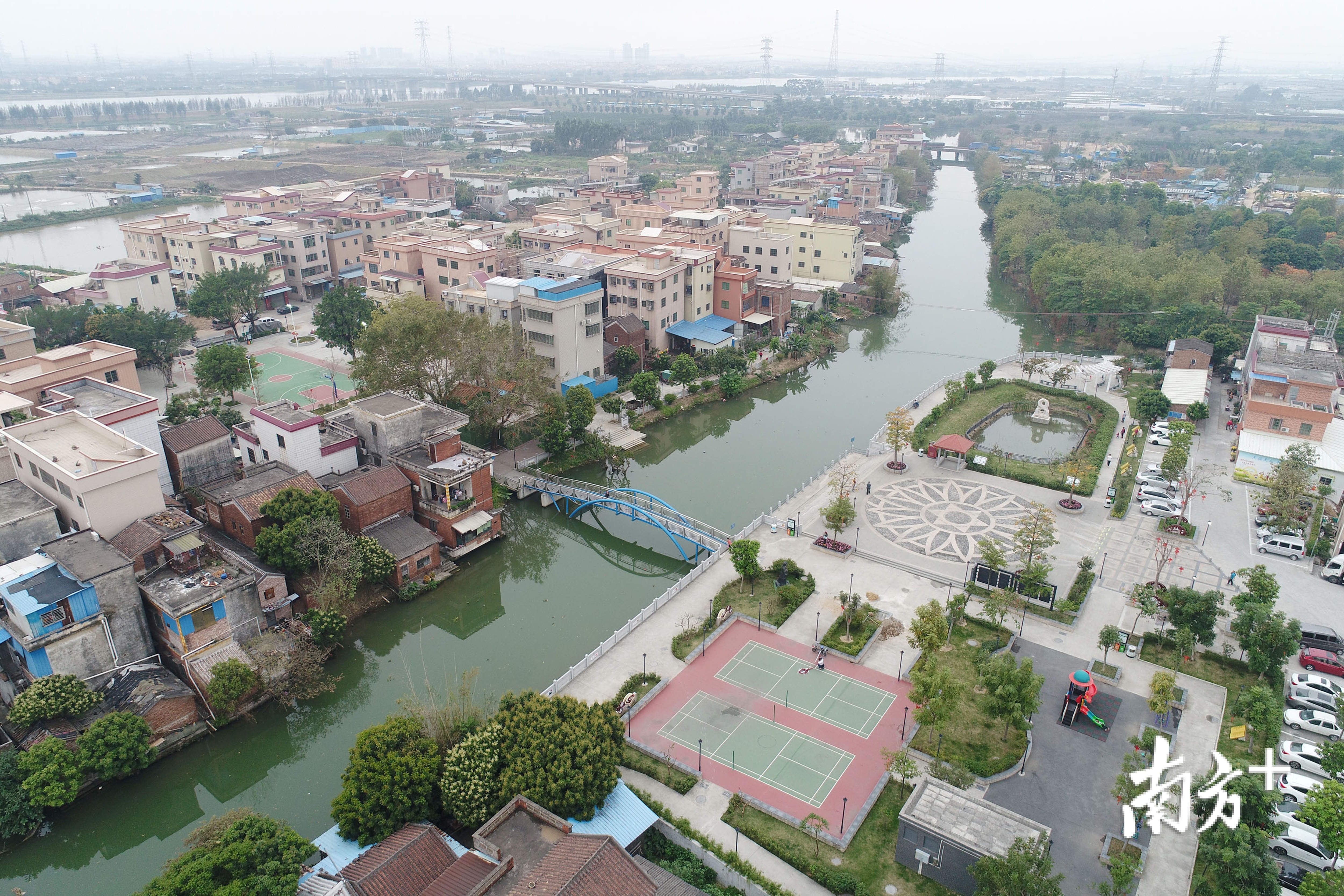 近年来,顺德稳步实施乡村振兴战略,城乡形态不断改善。资料图片