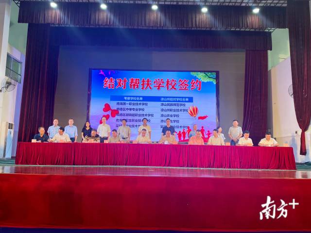 职业教育|职教扶贫，佛山凉山20所职校签约结对