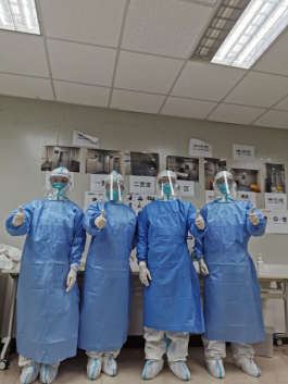 人员|感控科双节前“摆摊”