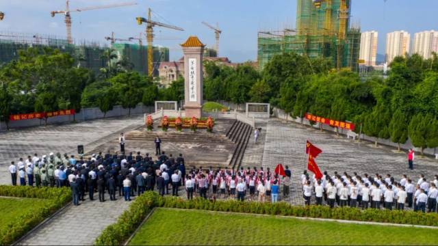 革命|阳西县举行公祭烈士活动 缅怀先烈致敬英雄
