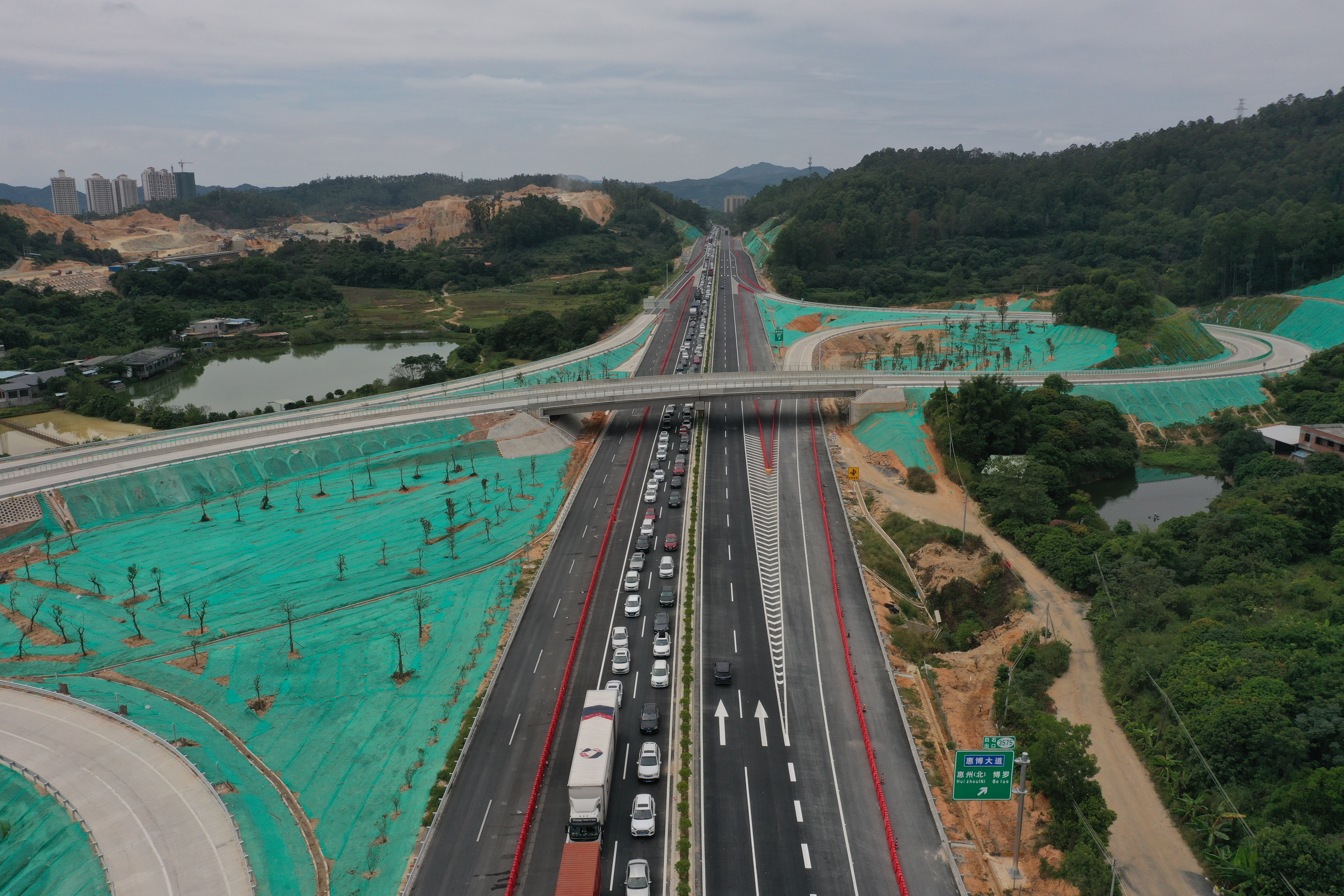 视频白石互通通车惠州市区上惠河高速又有新选择