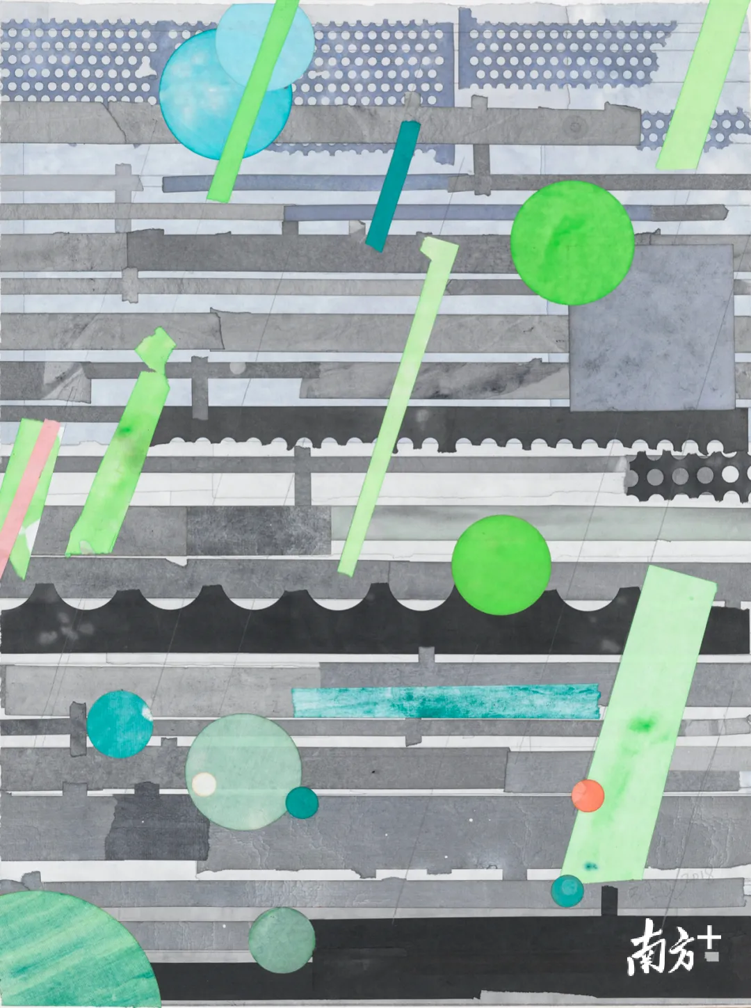 梁铨 《无题》 综合材料 60×45cm(来源罗湖美术馆)