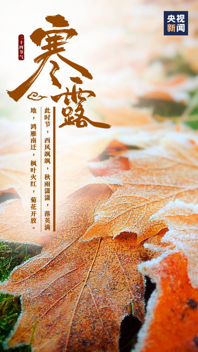 天气|今日寒露！长假余额不足，接下来长安的天气是……