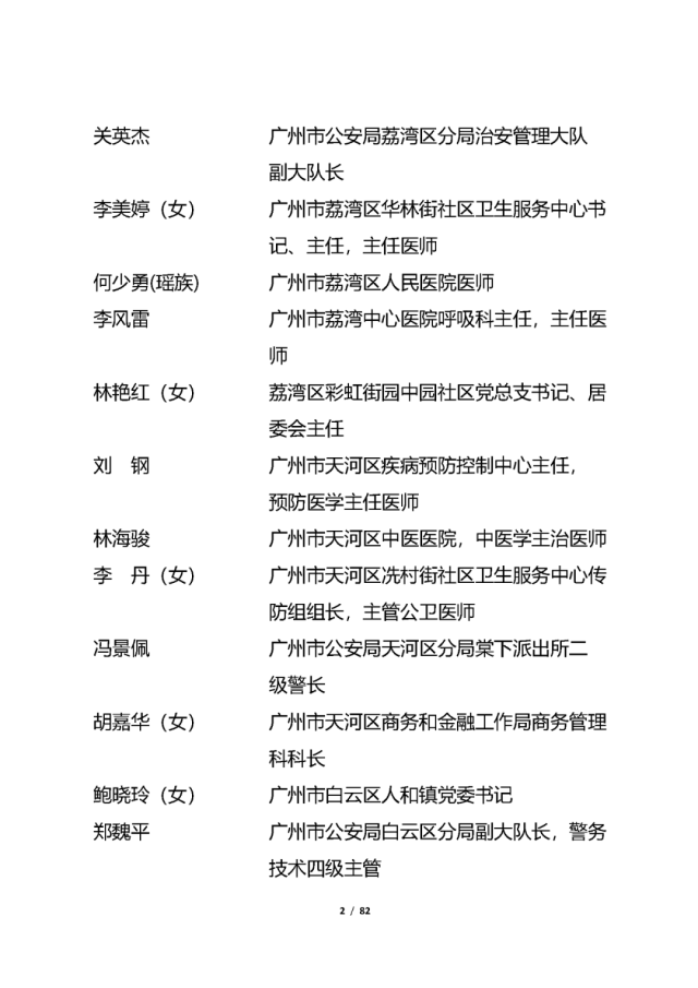 表彰|重磅 | 广东公示！广州这些集体、个人入选拟表彰名单！