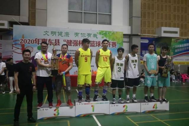 篮球|惠东“健强杯”篮球公开赛收官，冠亚军出炉~