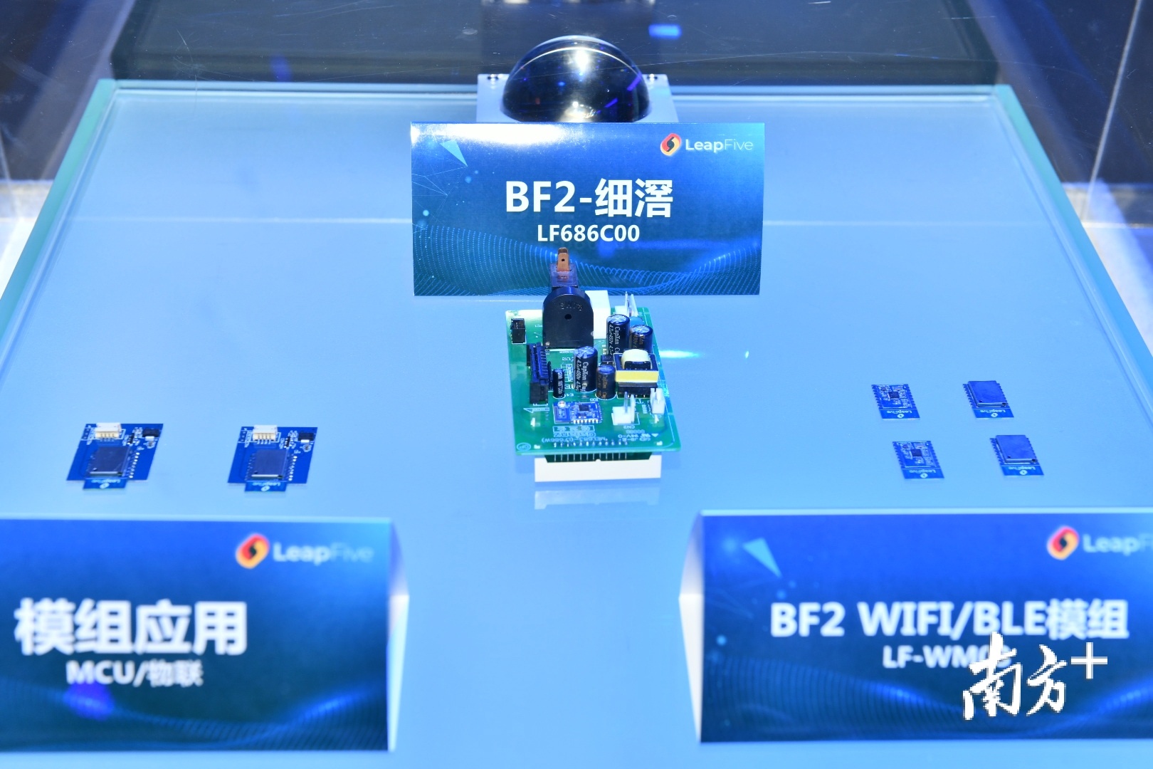 跃昉科技研发的芯片产品。戴嘉信 摄