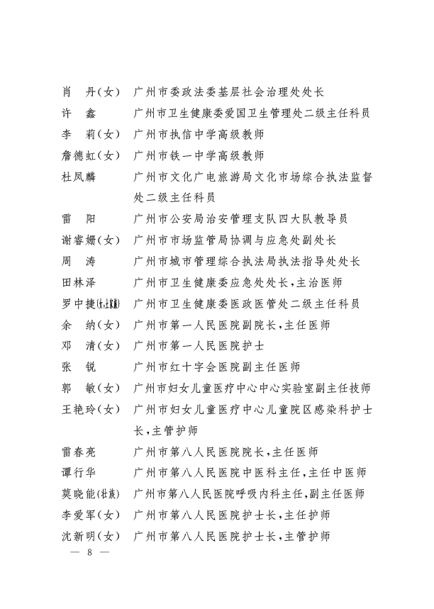 广东省|省生态环境厅固体处陈睿荣获“广东省抗击新冠肺炎疫情先进个人”称号