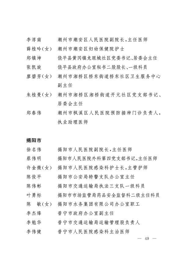 广东省|省生态环境厅固体处陈睿荣获“广东省抗击新冠肺炎疫情先进个人”称号