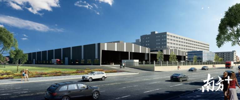 坚美系统门窗生产基地建设项目效果图。狮山镇供图 坚美系统门窗生产基地建设项目效果图。狮山镇供图