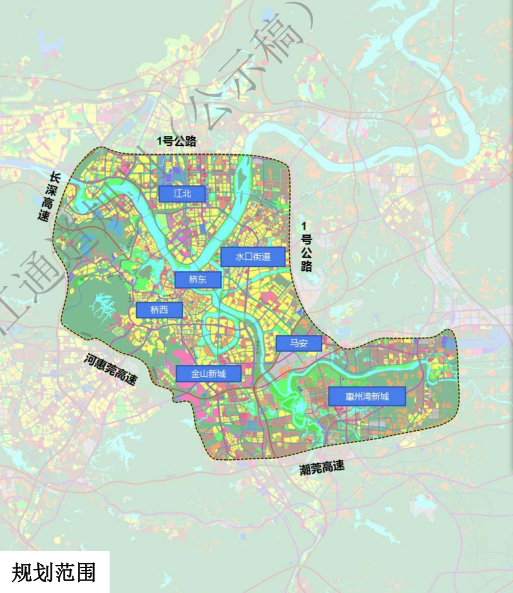 惠州惠环片区规划图图片