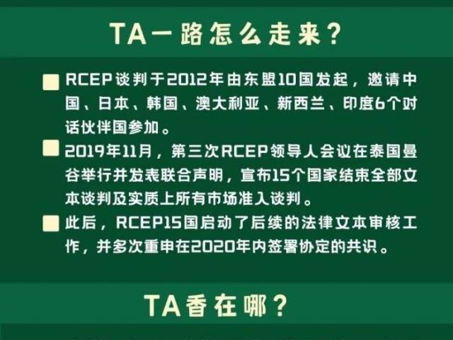 一图看懂RCEP：一路怎么走来？香在哪儿？跟中国关系咋样？