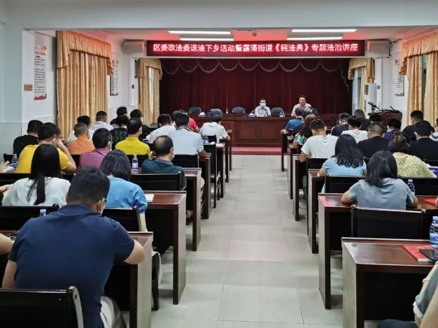 宣传民法典，送法下基层——区委政法委到霞涌街道开展《民法典》送法下乡活动（第一期）