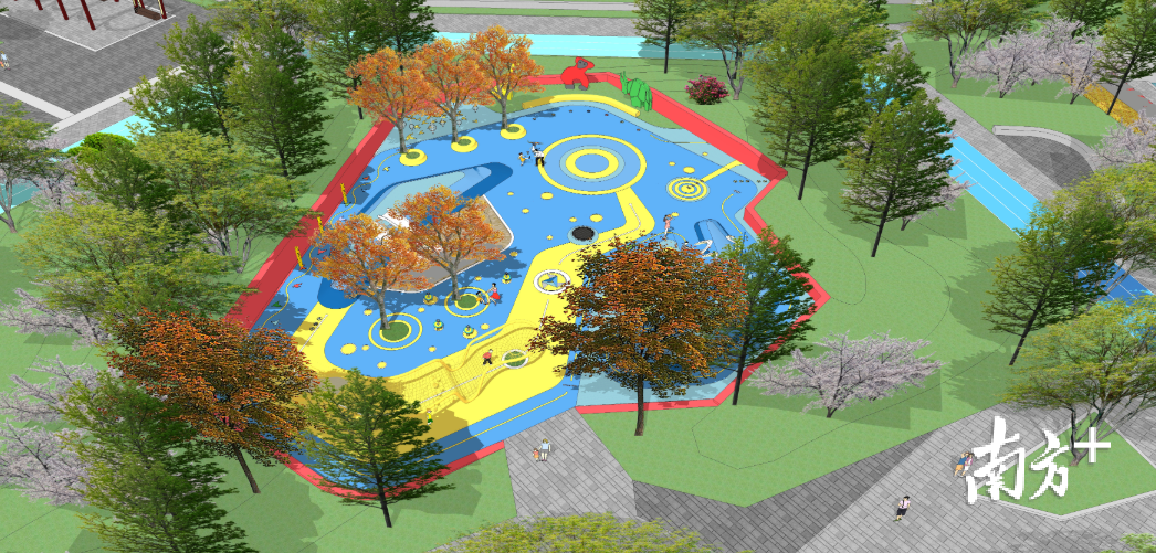 澜石公园规划图。石湾镇街道园林所供图