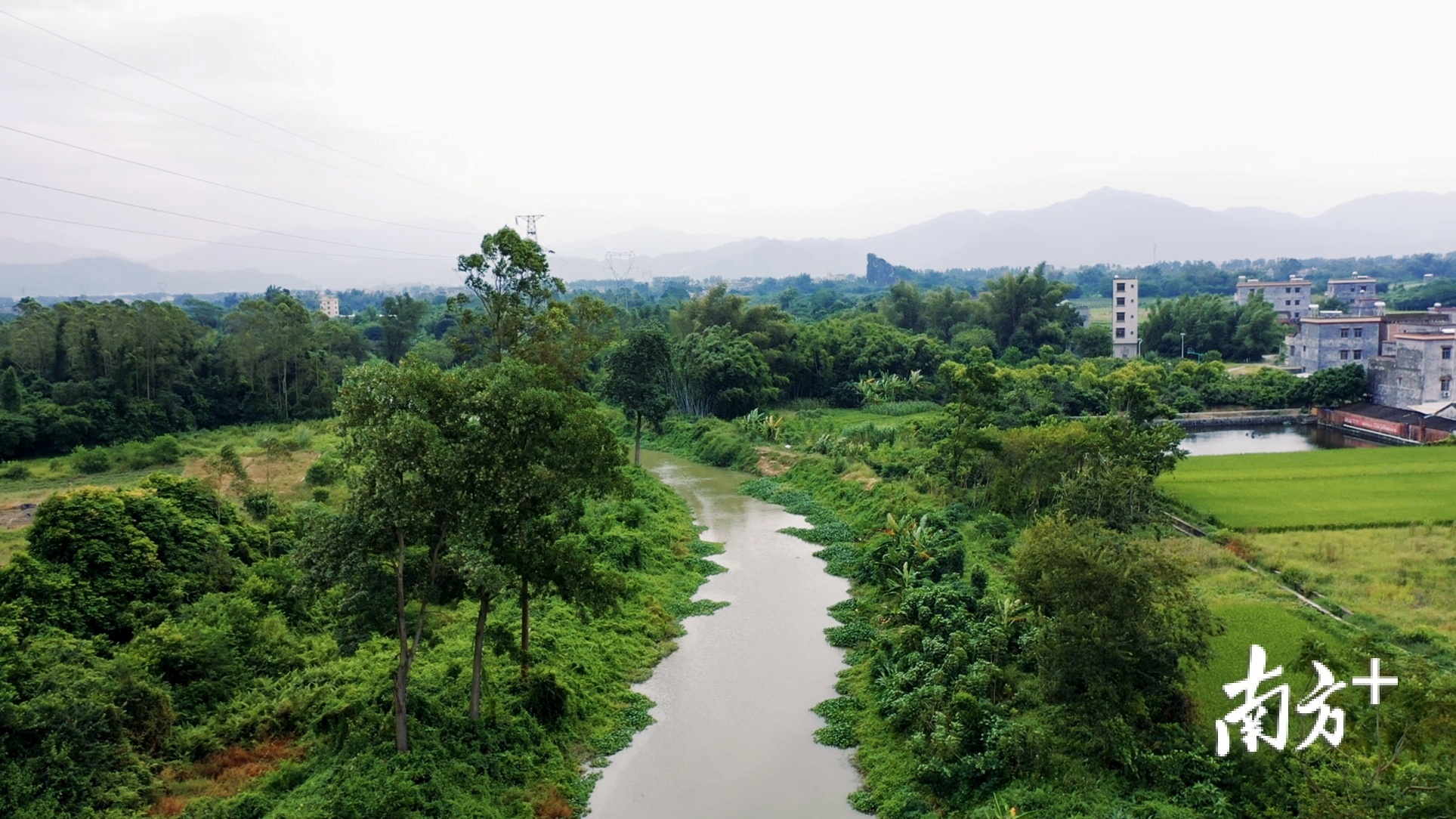 油甘河,由百足岭山顶自北向南流过汶井片区和水冲湾片区十几个自然村