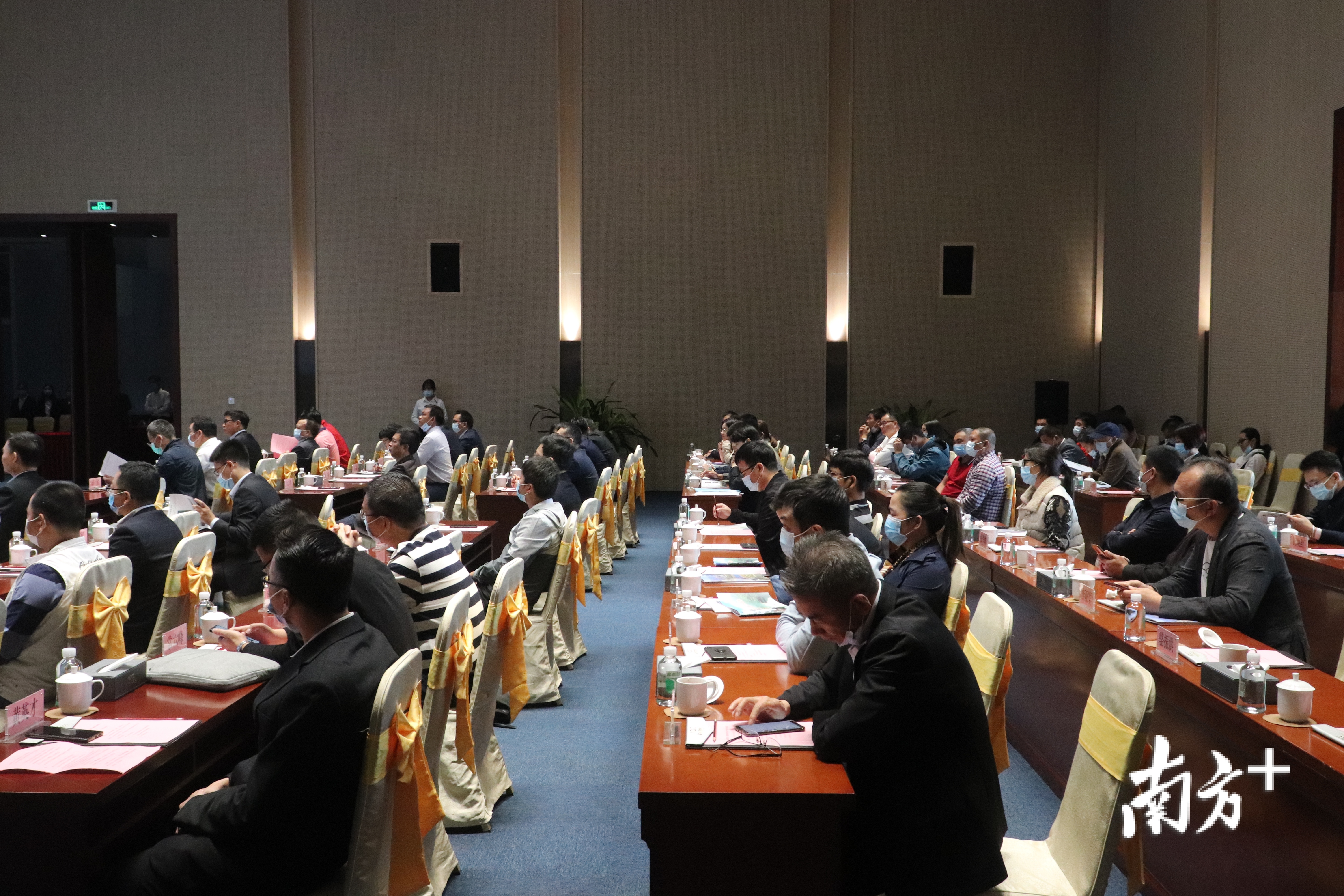 肇庆新区鼎湖区现代农业产业推介会现场。梁洁 摄