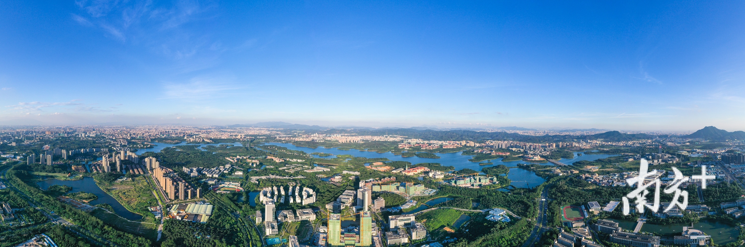 东莞松山湖全景图图片