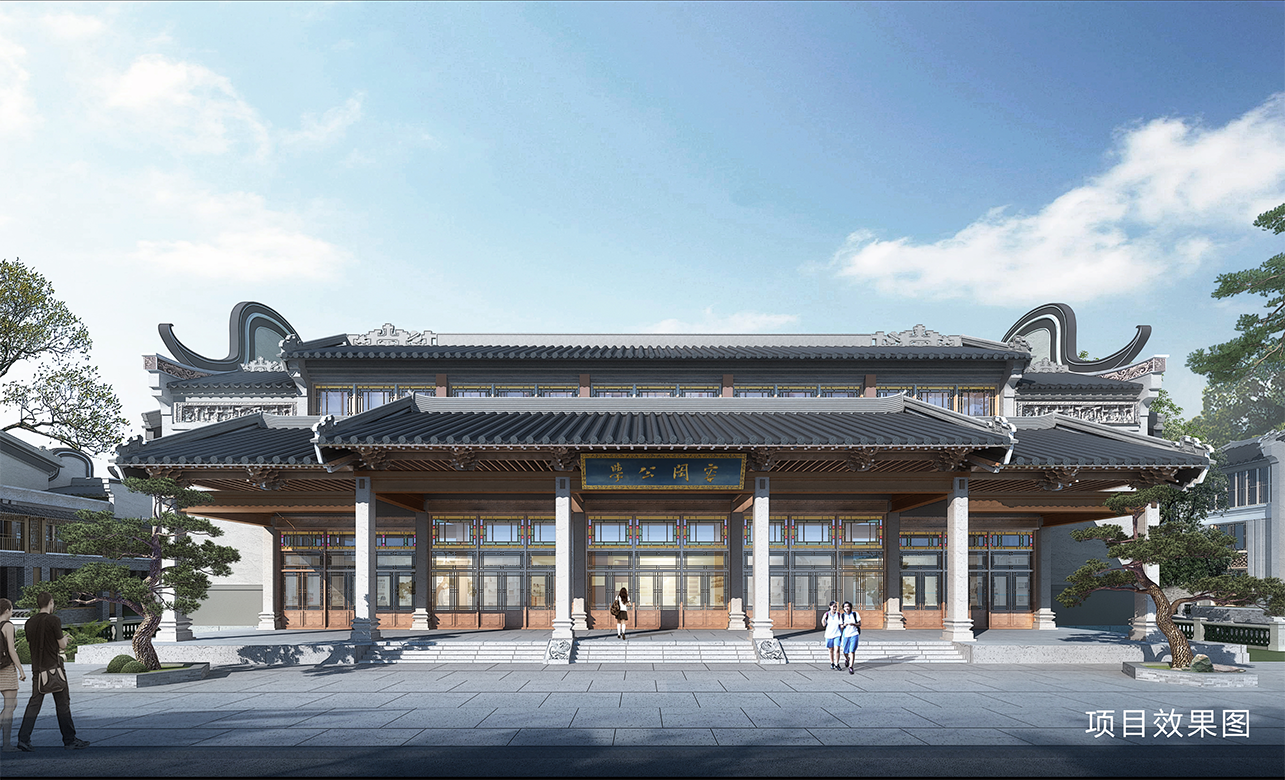 容闳公学项目正门。