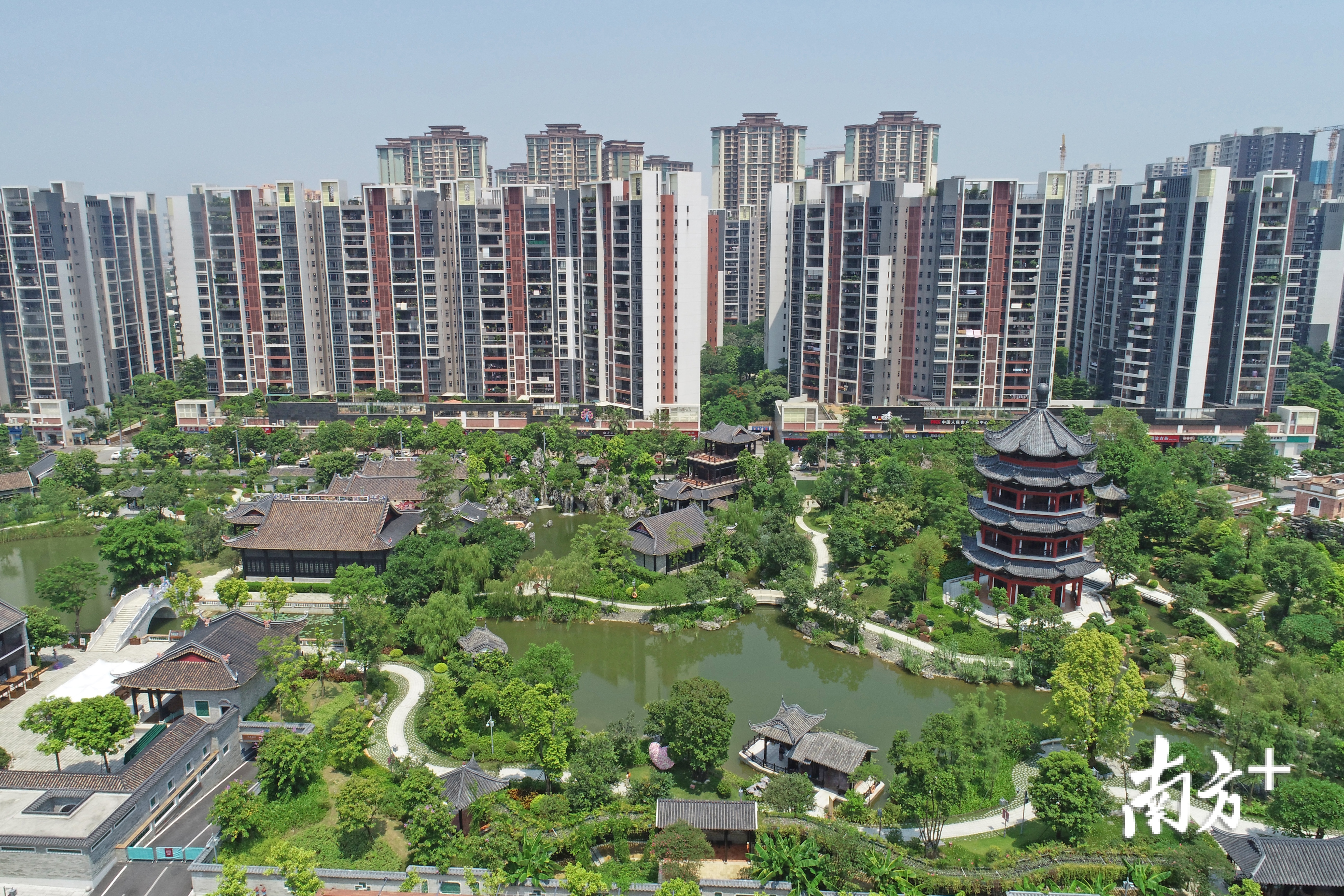 北滘致力打造细海河滨水景观、潭洲水道碧道等,提升绿水青山的品质。戴嘉信 摄 北滘致力打造细海河滨水景观、潭洲水道碧道等,提升绿水青山的品质。戴嘉信 摄