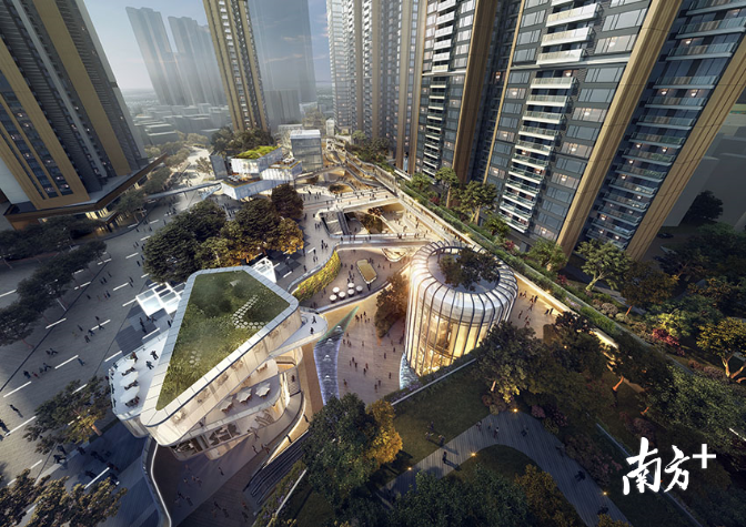 上沙村城市更新单元改造项目规划效果图