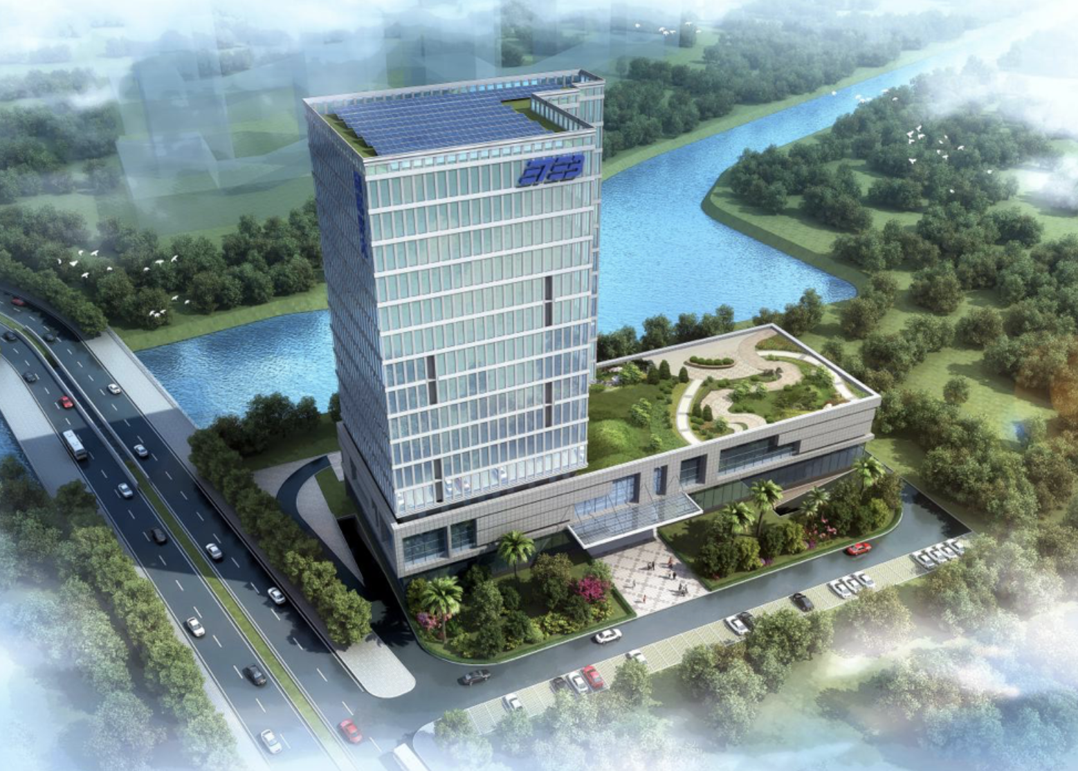 启明光大柔性电子产业中心效果图。图源自南方号“三山新城” 启明光大柔性电子产业中心效果图。图源自南方号“三山新城”