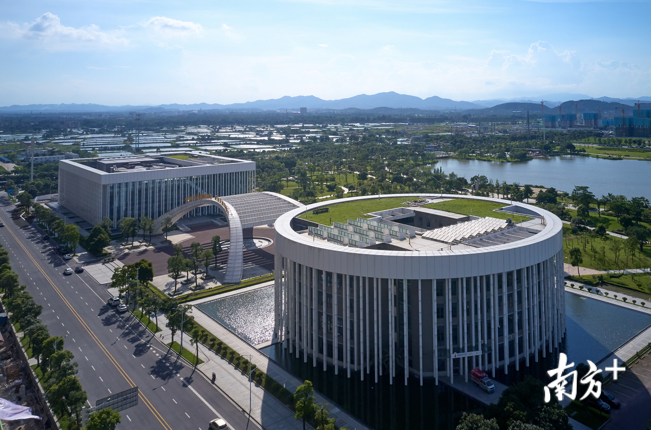 风景优美的西江产业新城是高明的“城市客厅”。西江产业新城供图