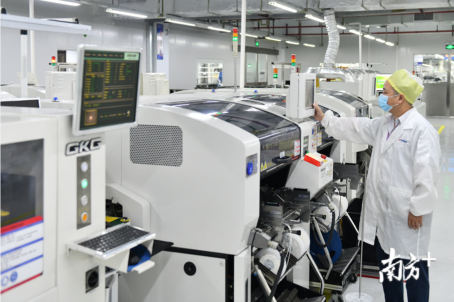 佛山企业瑞德智能的生产线。戴嘉信 摄