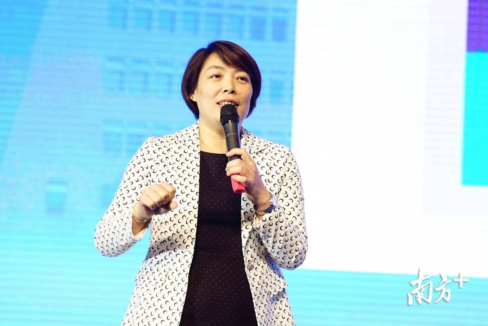 孙媛介绍东莞市高新技术产品展销中心招展招商计划。