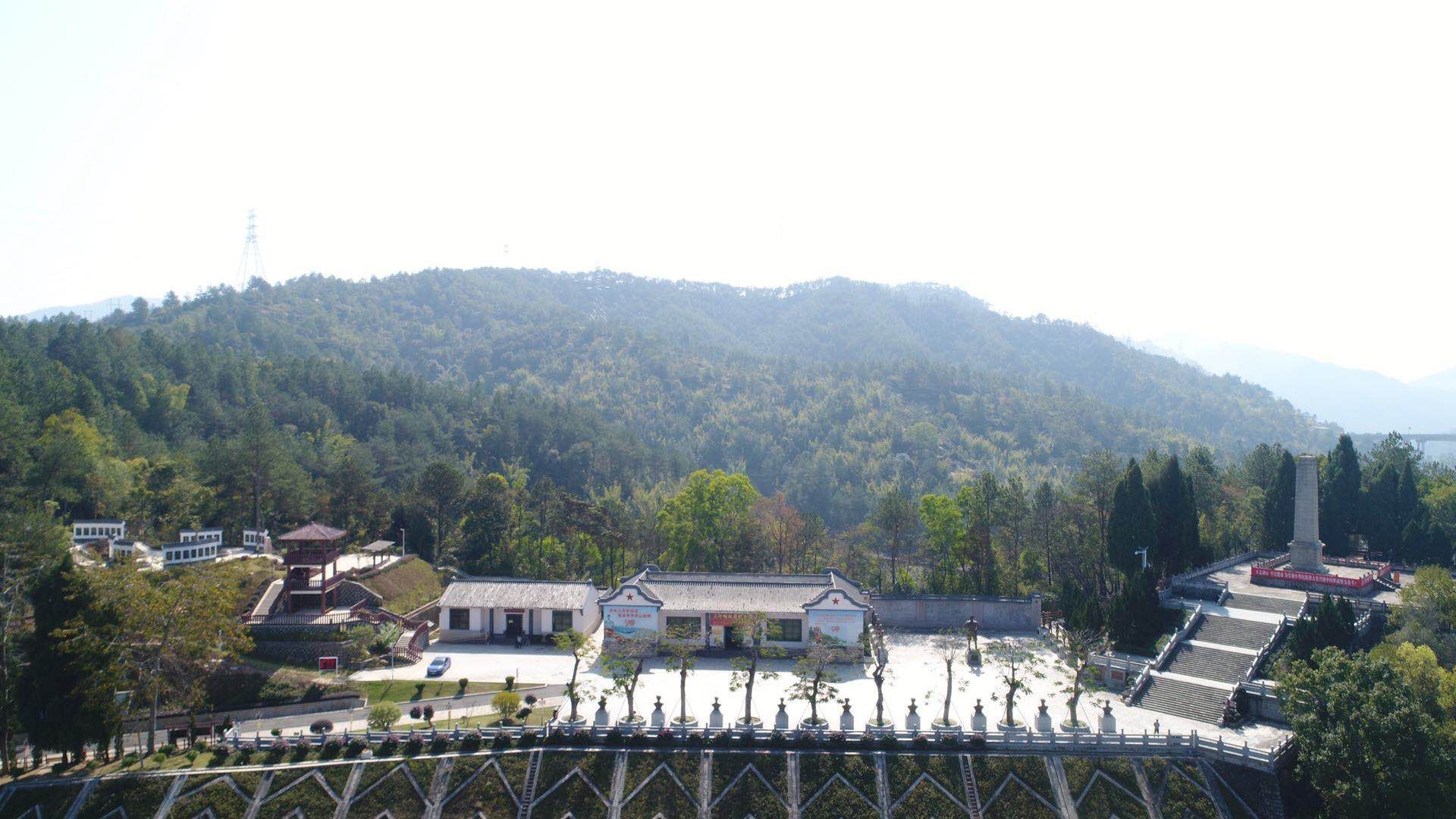 三河坝战役纪念园。1927年南昌起义后,起义部队由福建南下进潮汕时,朱德、周士第等同志率领的二十五师留守大埔县三河坝。