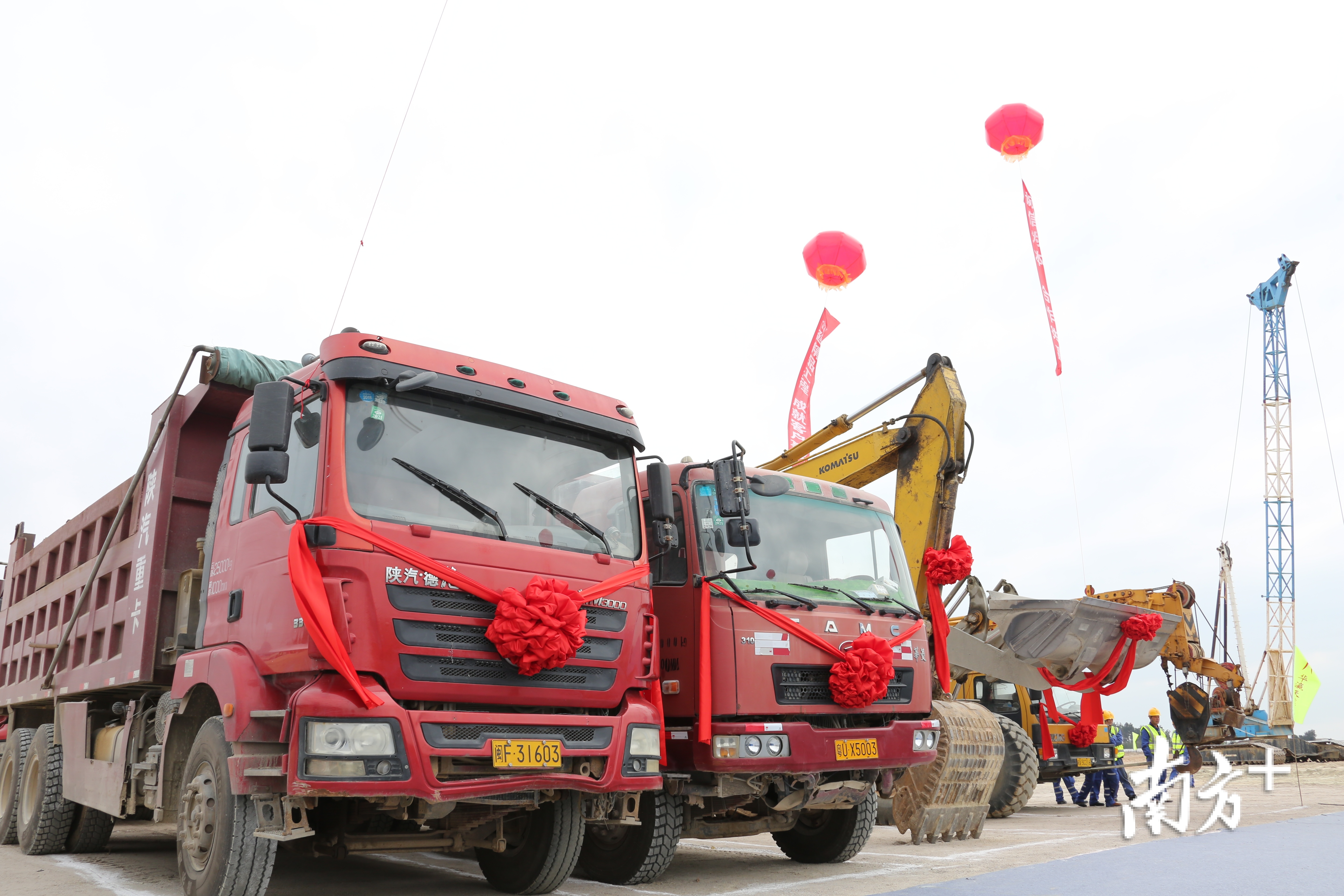 开工仪式现场。陈宏文 摄 开工仪式现场。陈宏文 摄
